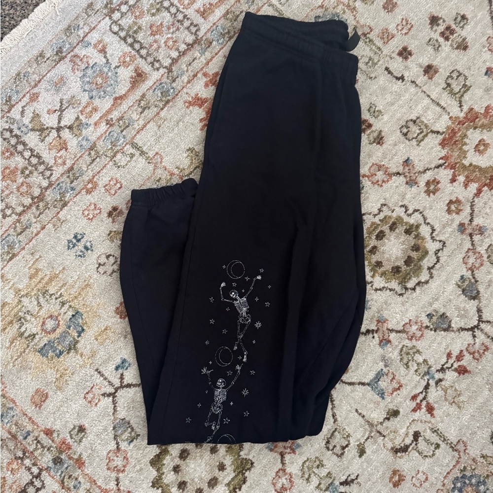 PACSUN dancing skeleton sweatpants